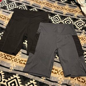 SASA Fashion NWOT 2 pair of Biker Shorts size S/M